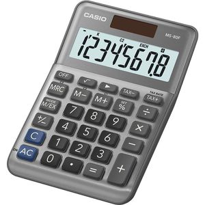 Casio Taschenrechner MS 80 F, mit MwSt-Berechnung
