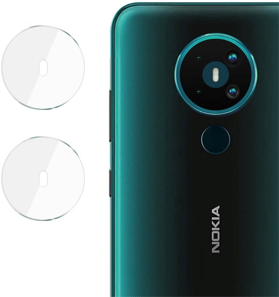 Nokia 5.3 IMAK Beskyttelsesglas til Kameralinse - Gennemsigtig (2 stk.)