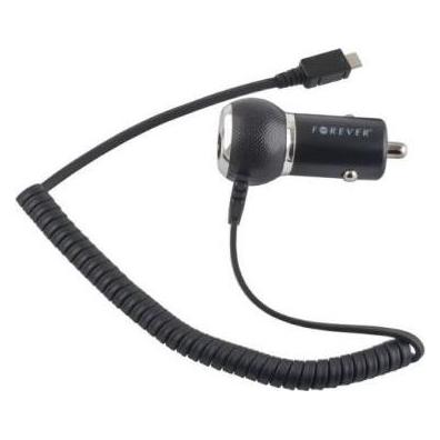 Forever 1A Compact Design Car Charger Micro USB (Universal) 1,2m Cable Euro CE (EU Blister) (FOREVER)