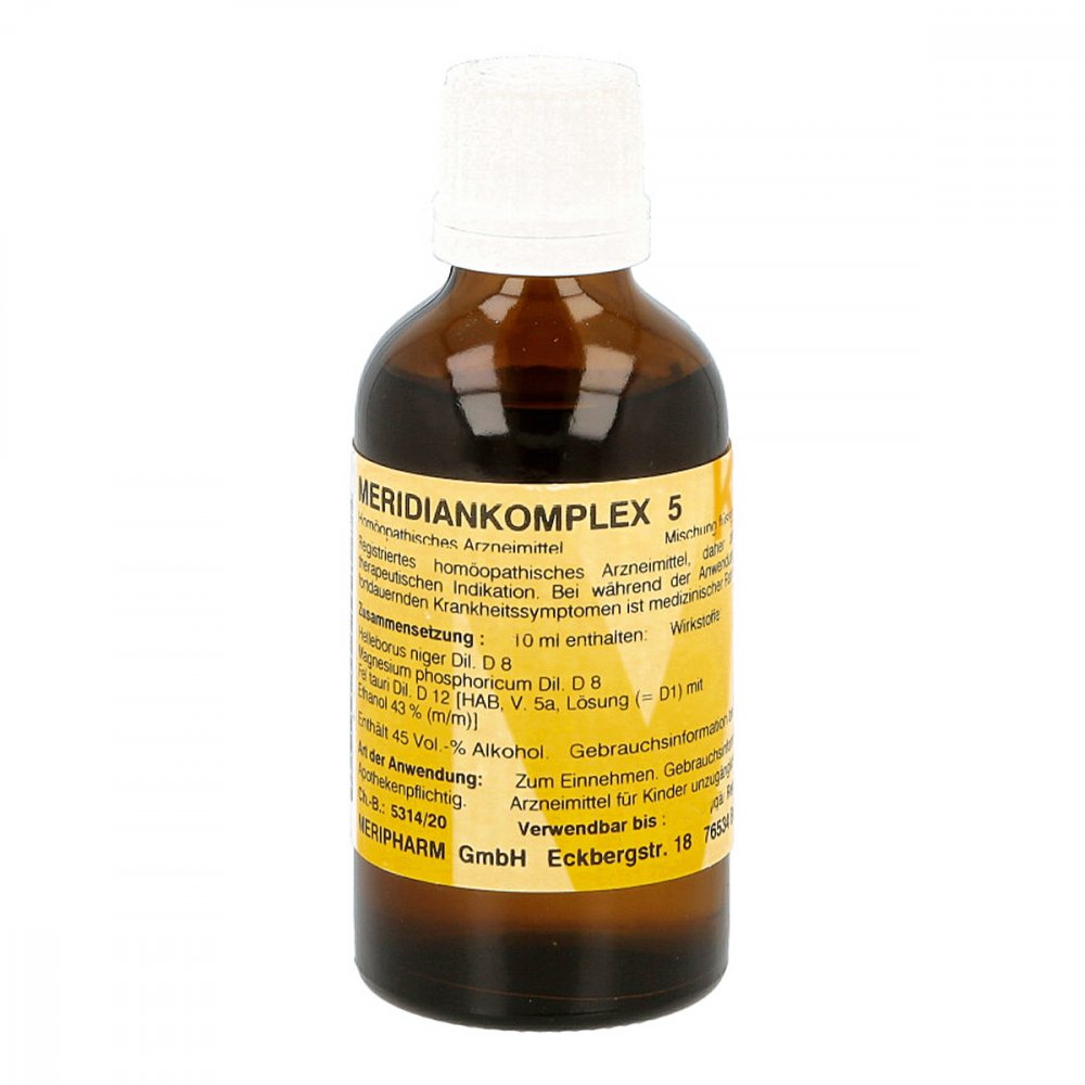 Meripharm GmbH Arzneimittelvertrieb Meridiankomplex 5 Tropfen zum Einnehmen 02421639