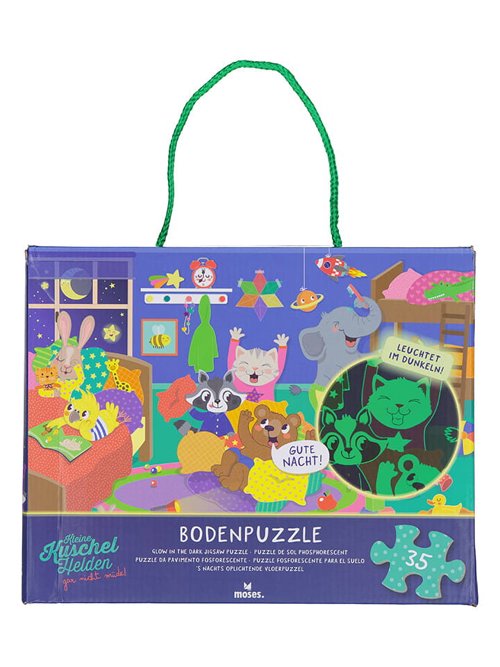 moses. Bodenpuzzle "Kleine Kuschelhelden - Gute Nacht" - ab 4 Jahren - onesize