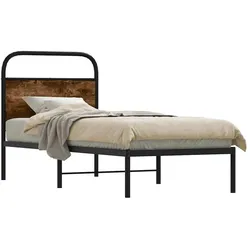 vidaXL, Bett, Lerchenfeld (mit Kopfteil) (107 x 203 cm)