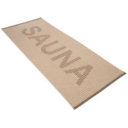 Vossen Saunatuch Camden 80 x 200 cm Mischgewebe Grau Stone