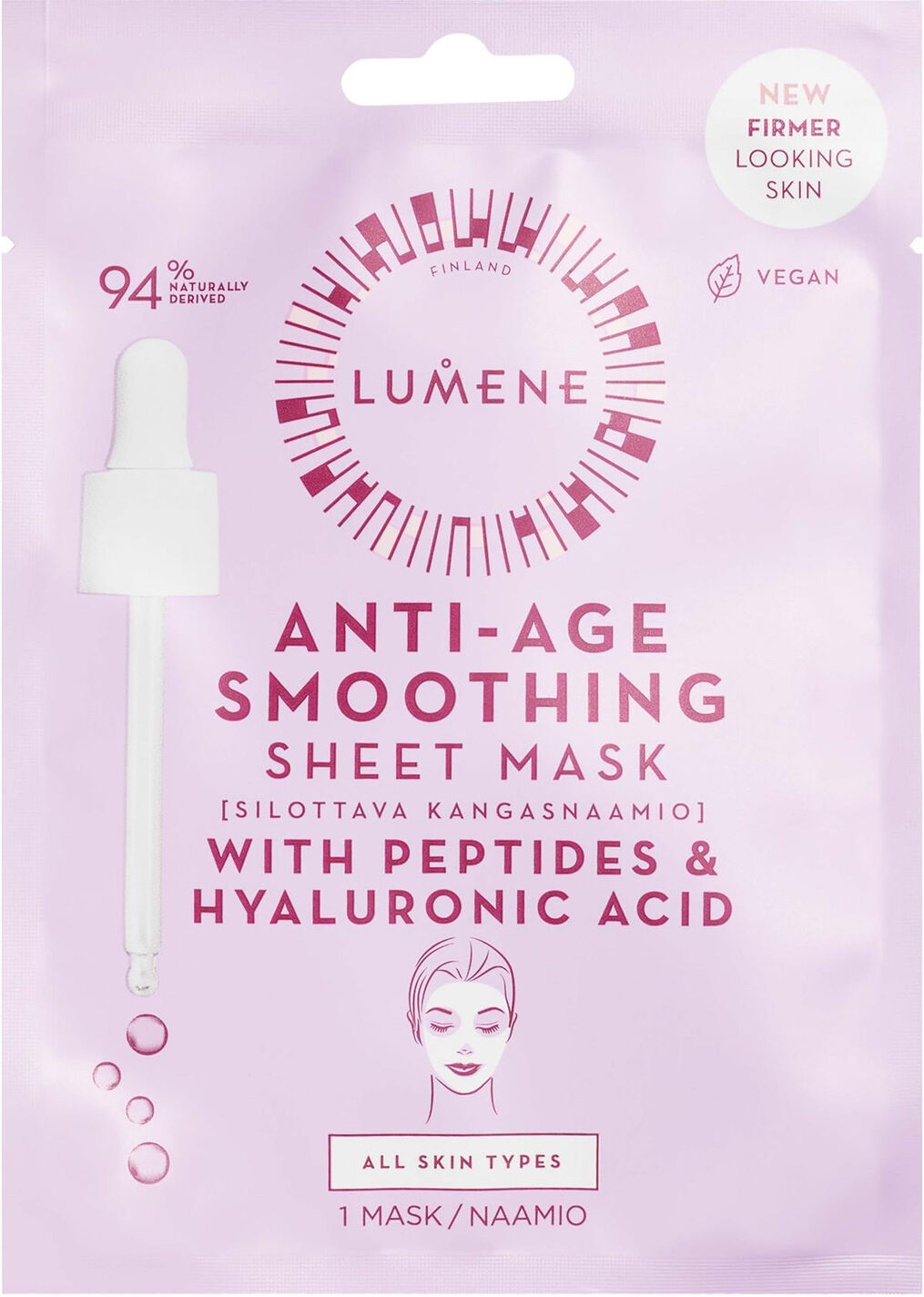 LUMENE Anti-Age Smoothing Sheet Mask 1pcs