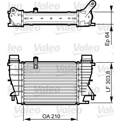 VALEO Ladeluftkühler 818251 für RENAULT
