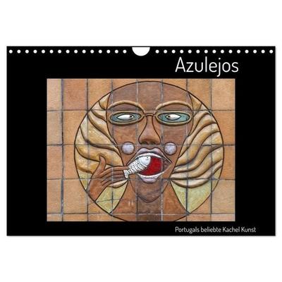 Azulejos - Portugals beliebte Kachel Kunst (Wandkalender 2027 DIN A4 quer), CALVENDO Monatskalender