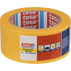 Tesa Kreppband 50m x 50mm Stand.Prec.gelb 04344