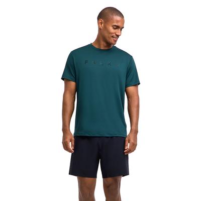 T-Shirt FALKE "FALKE T-Shirt", Herren, Gr. S, holly (7385), Shirts T-Shirt
