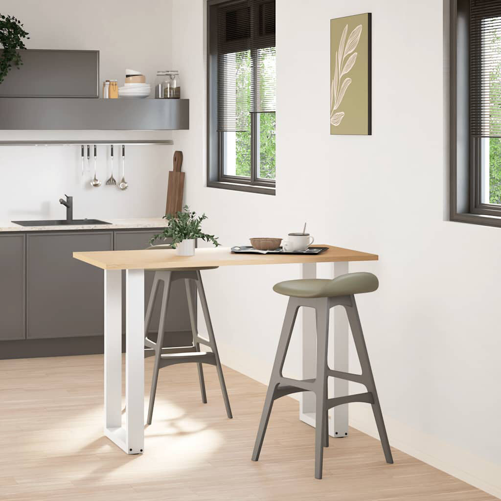 Metro Daveonte Table Leg White 91cm H x 50cm W