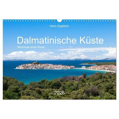 Dalamtinische Küste - Momente einer Reise (Wandkalender 2026 DIN A3 quer), CALVENDO Monatskalender