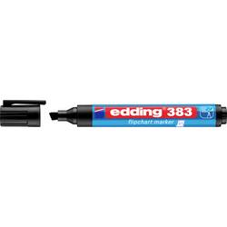 Edding 4-383001 Flipchartmarker 383 Keilspitze 1 - 5 mm Schwarz 1 St.