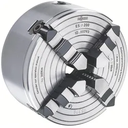 Röhm, Zubehör Maschine, ES 315, 4-Backen, DIN 6351, Form A, Stahlkörper