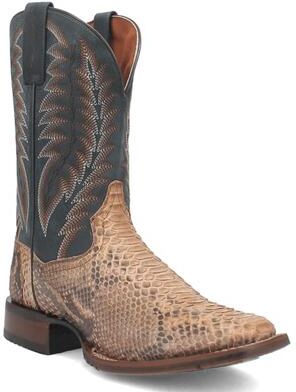 Dan Post Boots Templeton (Men's) Casual in Beige, Size 13 D, Genuine Exotic