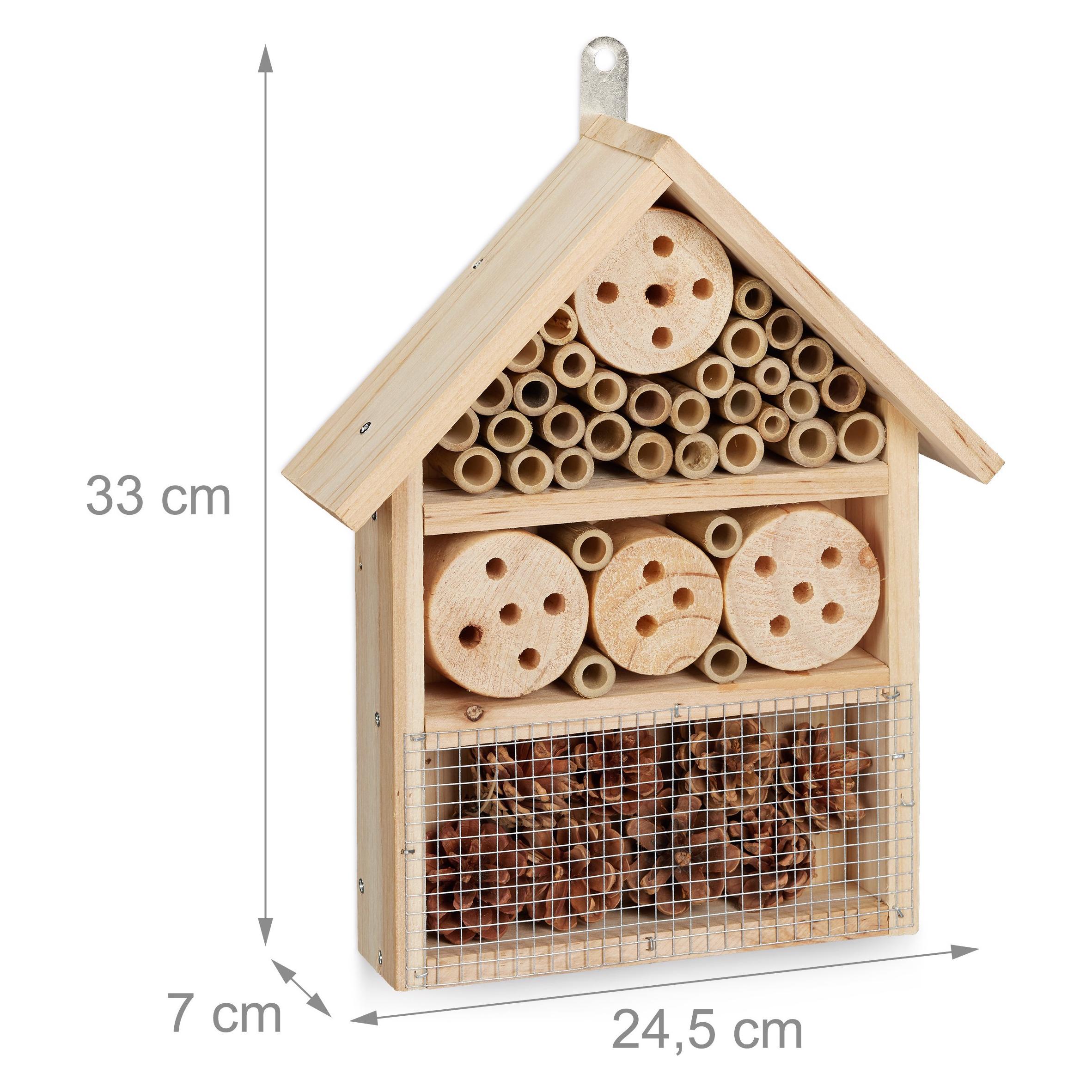 Relaxdays Insektenhotel (Florfliegen, Marienkäfer, Wildbienen) (4052025278236)
