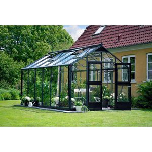 Juliana Gewächshaus Premium, 13 m² Fläche, 296 x 439 x 267 cm, Glas