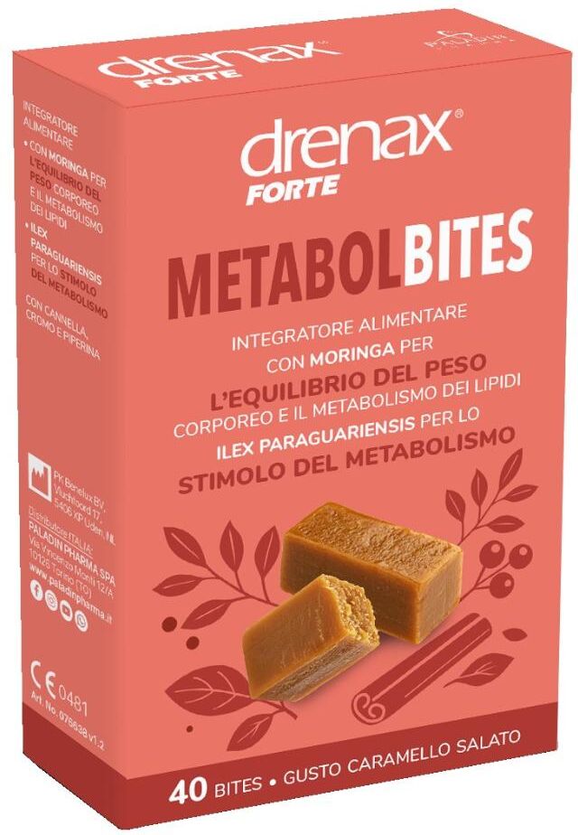 PALADIN PHARMA SpA Drenax Forte Metabolbites, 40 bites