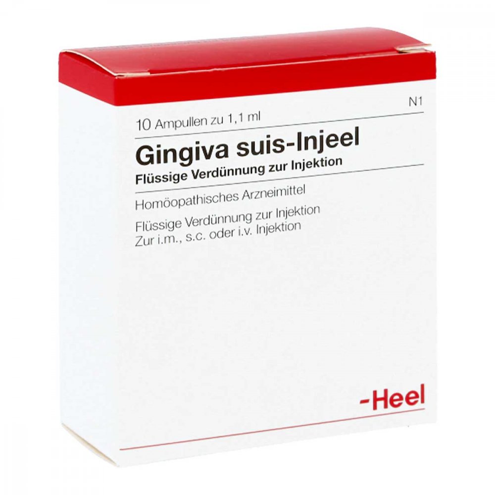 Biologische Heilmittel Heel GmbH Gingiva Suis Injeel Ampullen 01815106