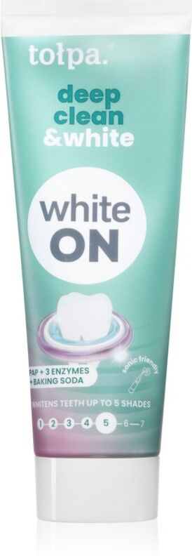 Tołpa On White Deep Clean & White dentifrice blanchissant 75 ml