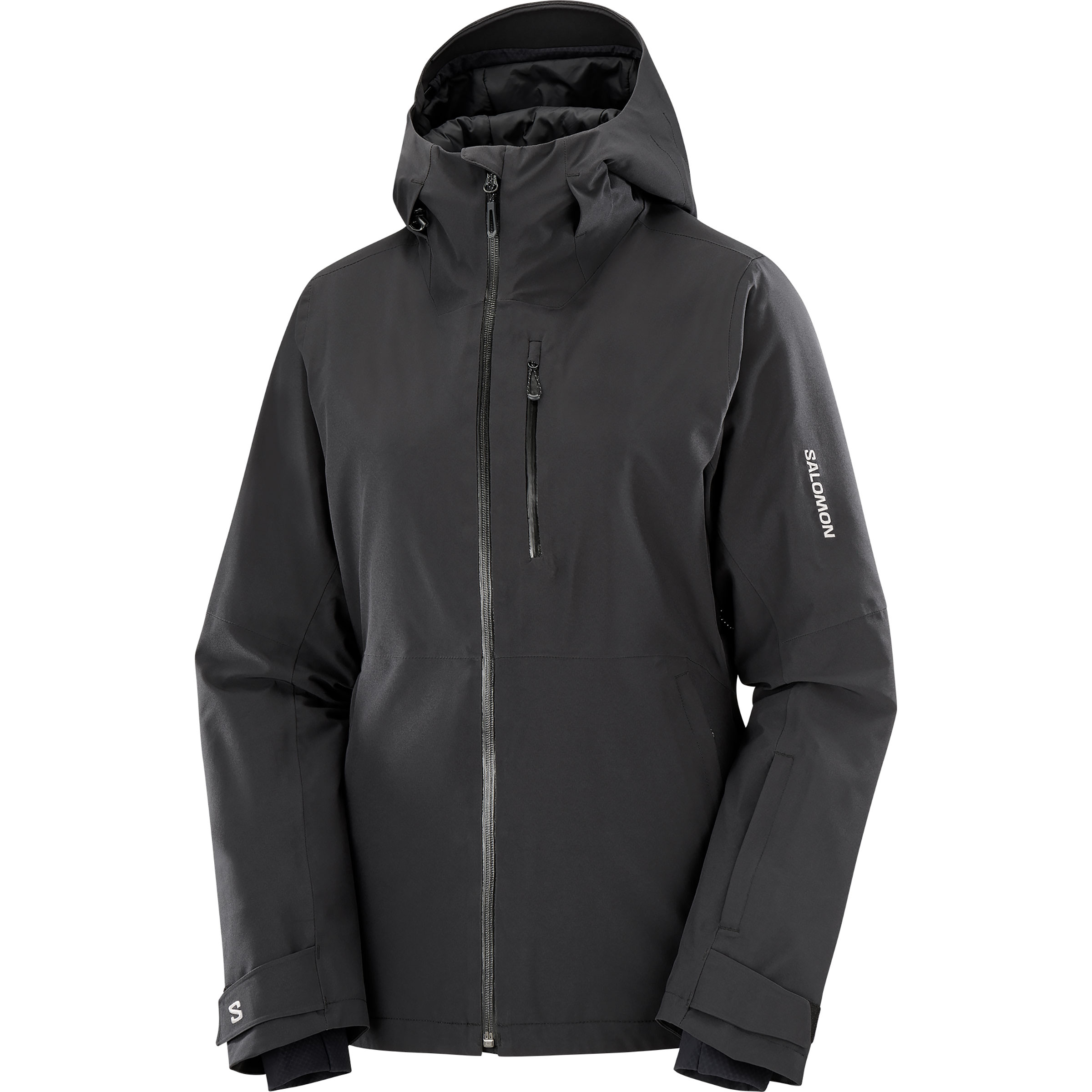 Salomon Highland Damen Isolationsjacke schwarz Größe S Freeride | Skifahren Elastisch Wasserabweisend