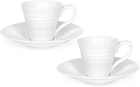 Sophie Conran Set of 2 Espresso Cups & Saucers