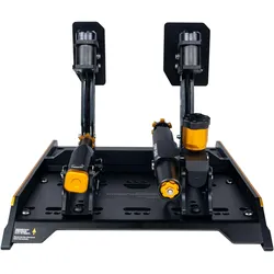 Conspit CPP EVO 2 V2 Pedalset, hydraulischer Bremszylinder - schwarz (PC), Gaming Controller, Gelb, Mehrfarbig, Schwarz