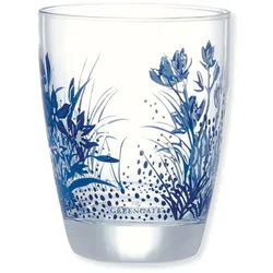 GreenGate Wasserglas Kristel blue, 9,5 cm, Ø 7,8 cm, 300 ml
