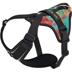 Julius-K9 K9 Longwalk light sele w/handle+trackerpocket,Crazy,XL (XL, Hund), Halsband + Leine