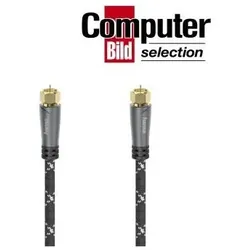 Hama SAT-Anschlusskabel 1,5 m F-Stecker 120dB vierfach