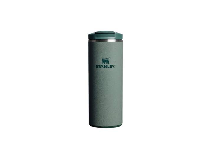 Mug isotherme Stanley Transit Fliptop Hammertone Green – 350 ml, vert