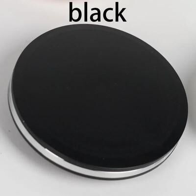 Uplift Essentials Rechargeable LED Pocket Makeup Mirror Dual Sided With 5x Magnification black