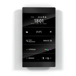Enertex Tastsensor KNX Premium schwarz eloxiert