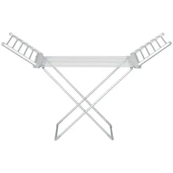 MODFU Elektrischer Wäscheständer Aluminiumlegierung Silber, klappbar, 144 x 53 x 91 cm
