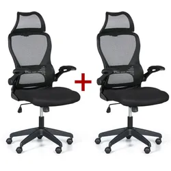Bürostuhl LUCAS 1+1 GRATIS, schwarz