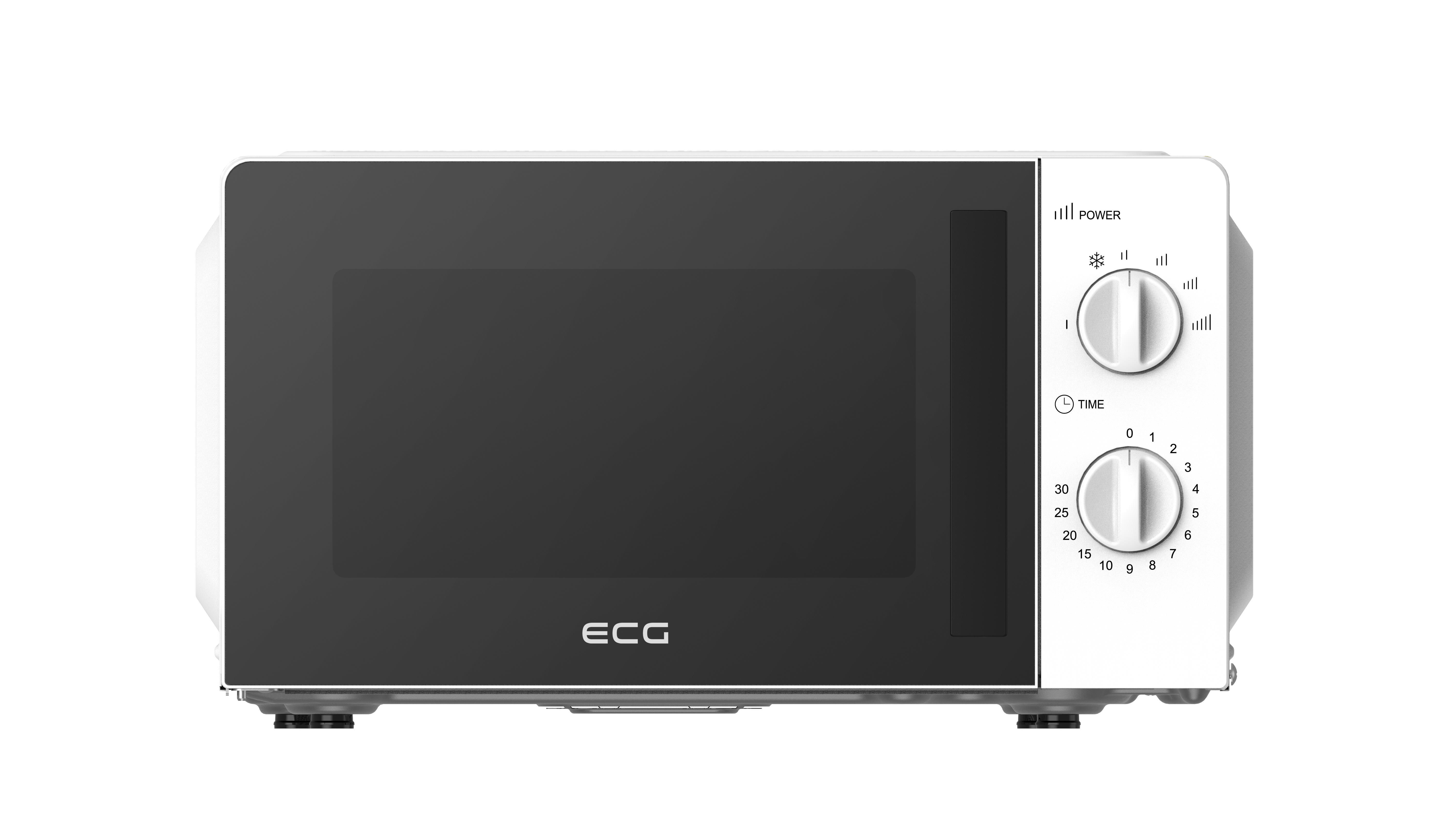ECG MTM2075IW Freistehende Mikrowelle 700 W Größe: klein 6 Stufen (Weiß) 100002126779