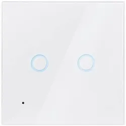 LogiLink, Lichtschalter + Storenschalter, Smart Home Wi-Fi EU Light 2-Fold