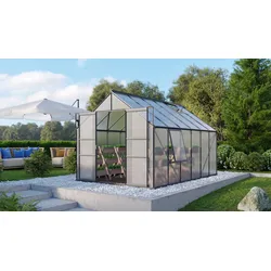 Vitavia Aktionsangebot (inkl. 100 Euro Zubehör): Gewächshaus "Meridian 2 9900",schwarz,9,9 m2