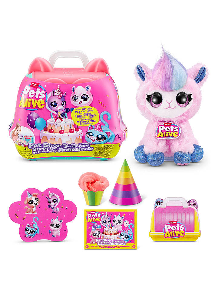 Pets Alive Plüschfigur "Pet Shop Surprise Birthday" (Überraschungsprodukt) - ab 3 Jahren - onesize