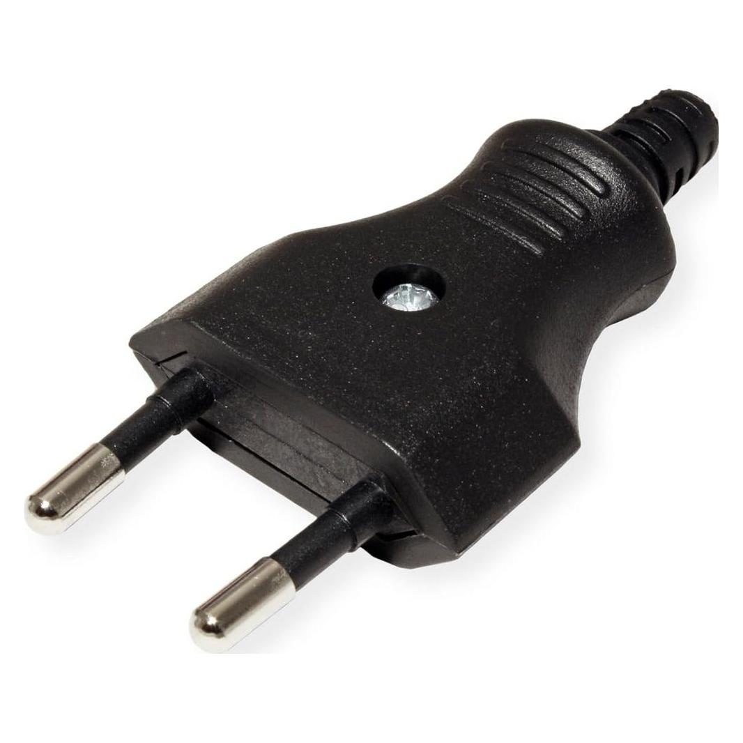 Bachmann 2P Elektrischer Netzstecker (schwarz) (900.002)