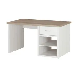 Schreibtisch   ¦ weiß ¦ Maße (cm): B: 141 H: 77 T: 81.0