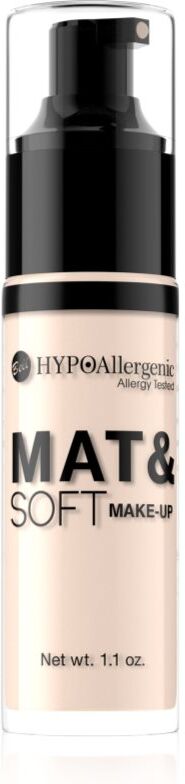 Bell HYPOallergenic Mat&Soft light mattifying foundation shade 00 Alabaster 30 ml