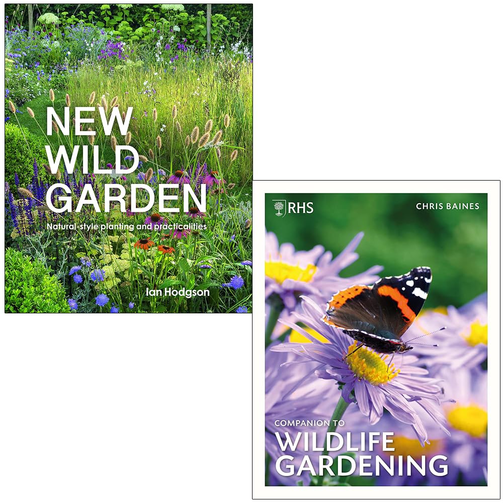 Frances Lincoln New Wild Garden & RHS Wildlife Gardening 2 Books Collection Set – Gardening Guide Collection