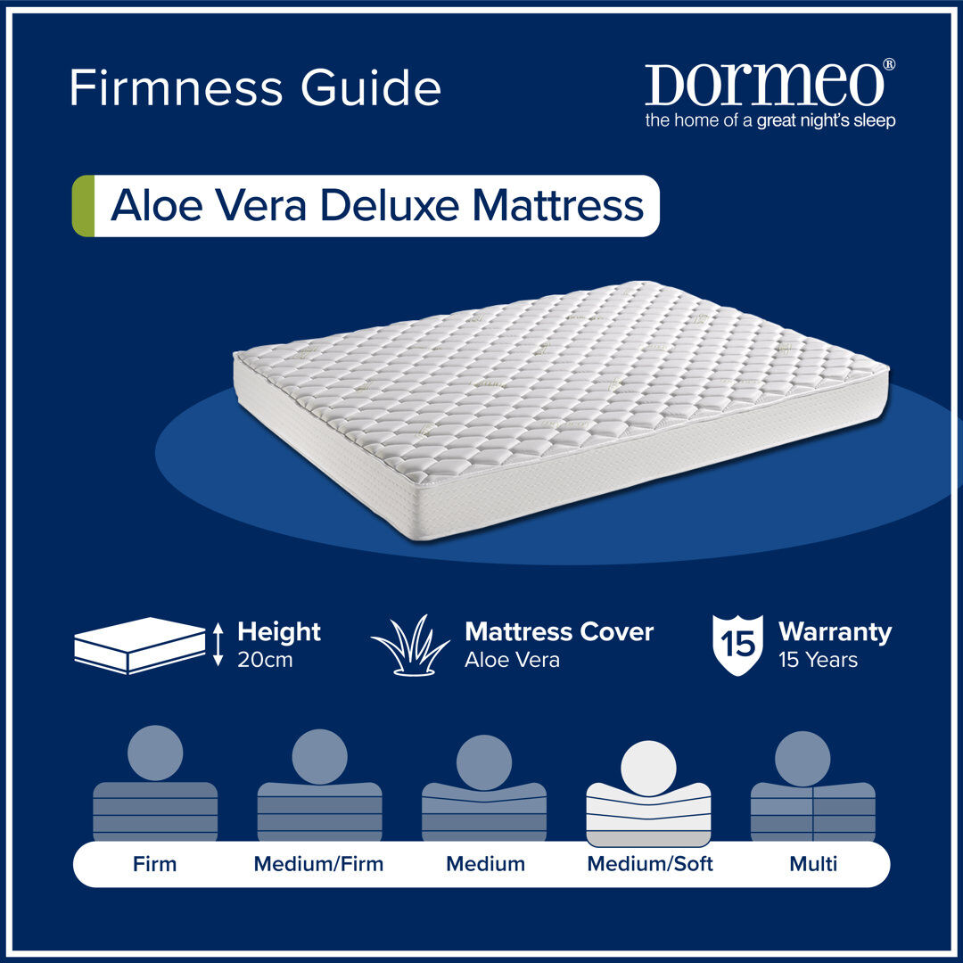 Dormeo Aloe Vera Deluxe Foam Mattress Single (3')