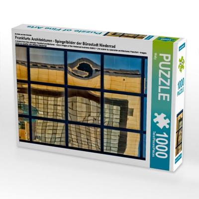 Ein Motiv aus dem Kalender Frankfurts Architekturen - Spiegelbilder der Bürostadt Niederrad (Puzzle)