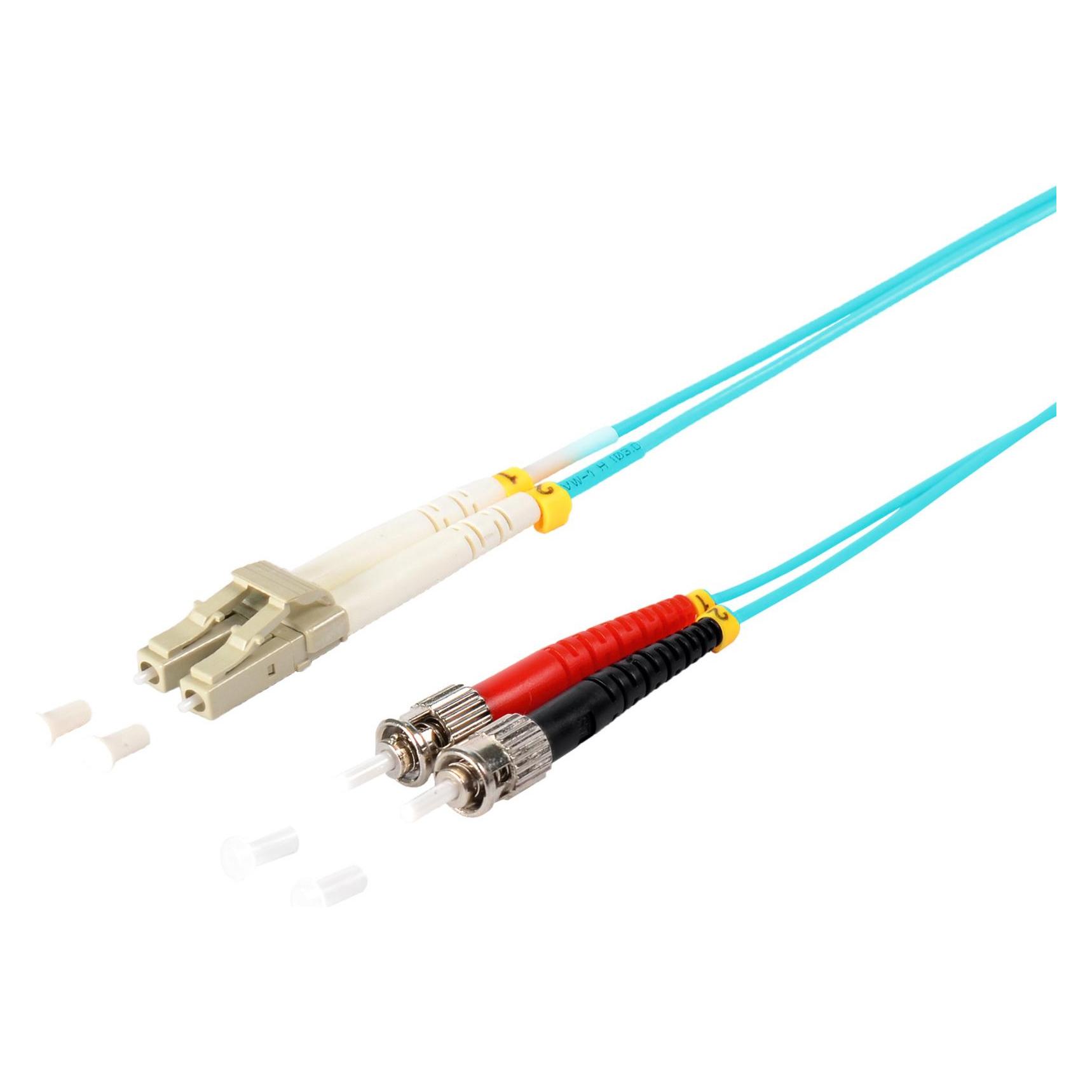 Shiverpeaks S/CONN maximum connectivity LWL-Duplex Patchkabel LC/ST 50/125µ, OM3, aqua, 3,0m (3 m) (77943/3)