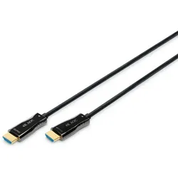 DIGITUS AK-330125-200-S AOC Hybrid Glasfaser HDMI Kabel UHD 4K 20m schwarz