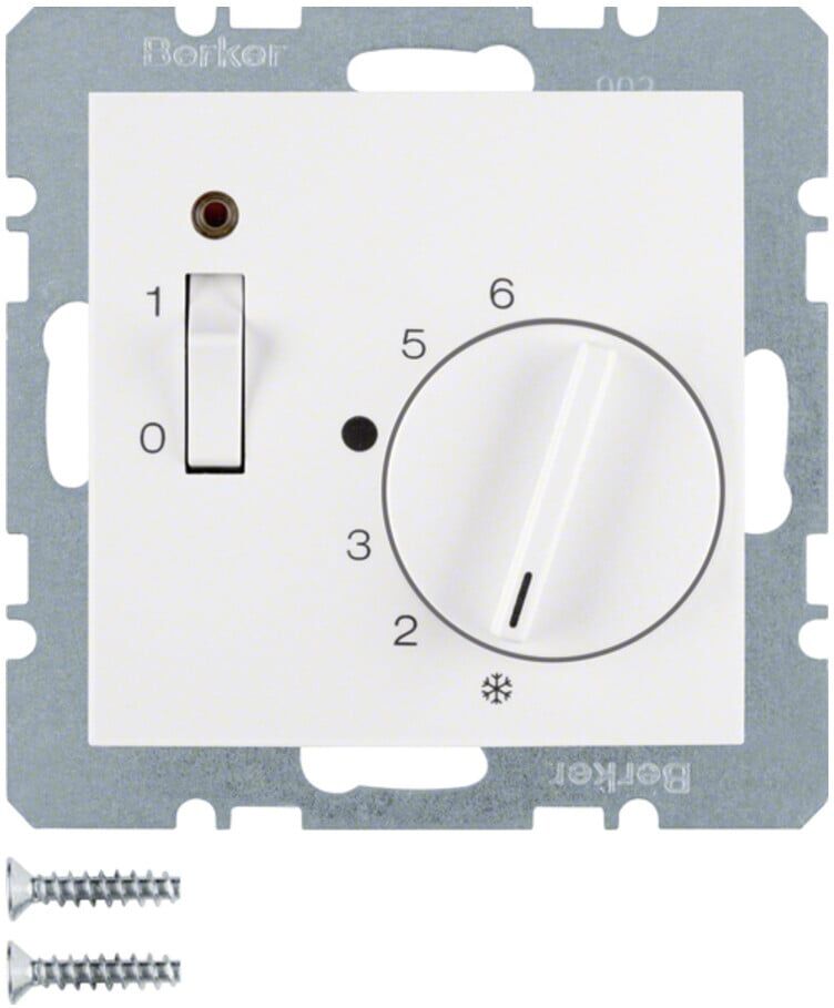 Berker Raumtemperaturregler mit Öffner 20301909)
