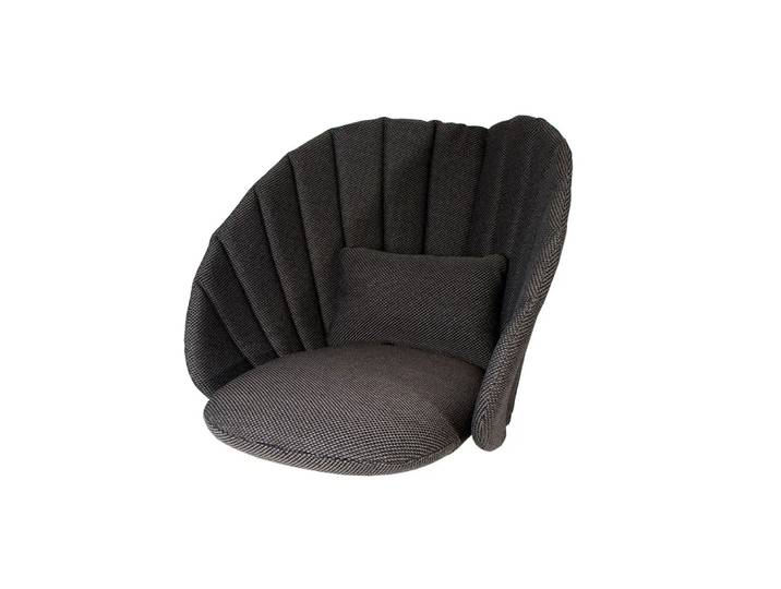Cane-line Peacock Lounge-Sesselkissen Cane-Line Focus Dark Grey