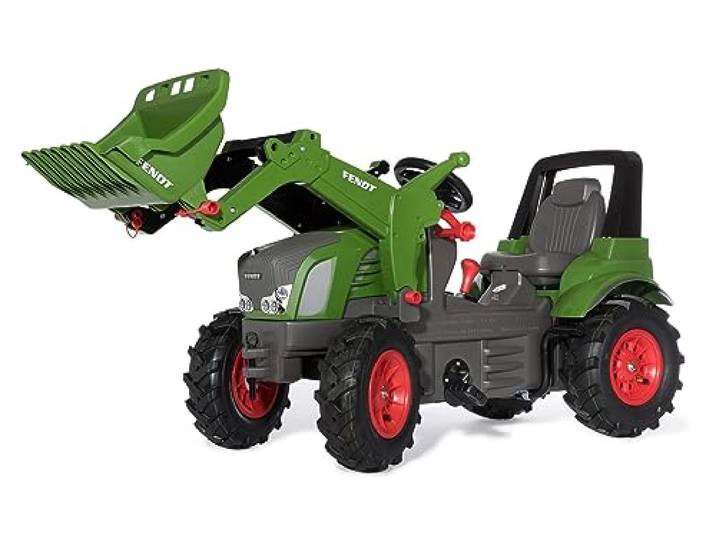Rolly Toys Trettraktor rollyFarmtrac Fendt 939 Vario inkl. rollyTrac Lader (Zweigangschaltung, Handbremse, für Kinder 3-8 Jahre, Verstellbarer Sitz, Traktor mit Luftbereifung) 710294