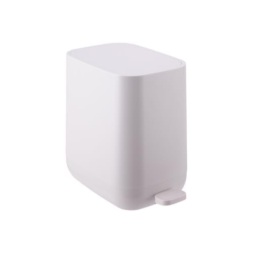 Relaxdays Pedaalemmer 7 l, Beige, met Softclose en Uitneembare Binnenbak
