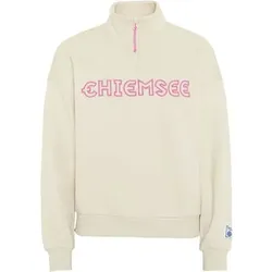 CHIEMSEE Sweatshirt mit 3D-Stickerei, Größe L in Grau 130905
